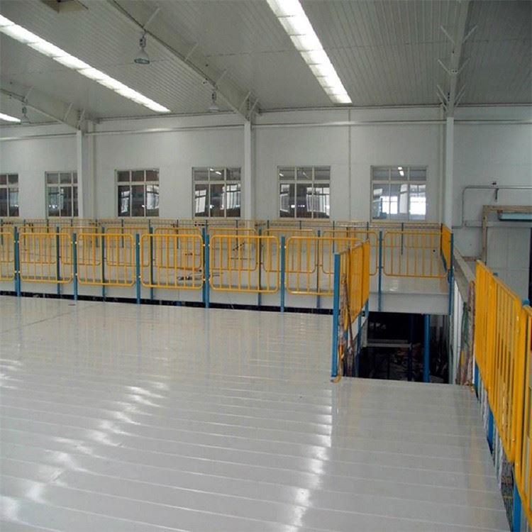 Warehouse Q235 Steel Storage Platform Rack front view